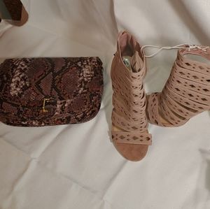 Shoedazzle  Heels with Zipper sz 8.5